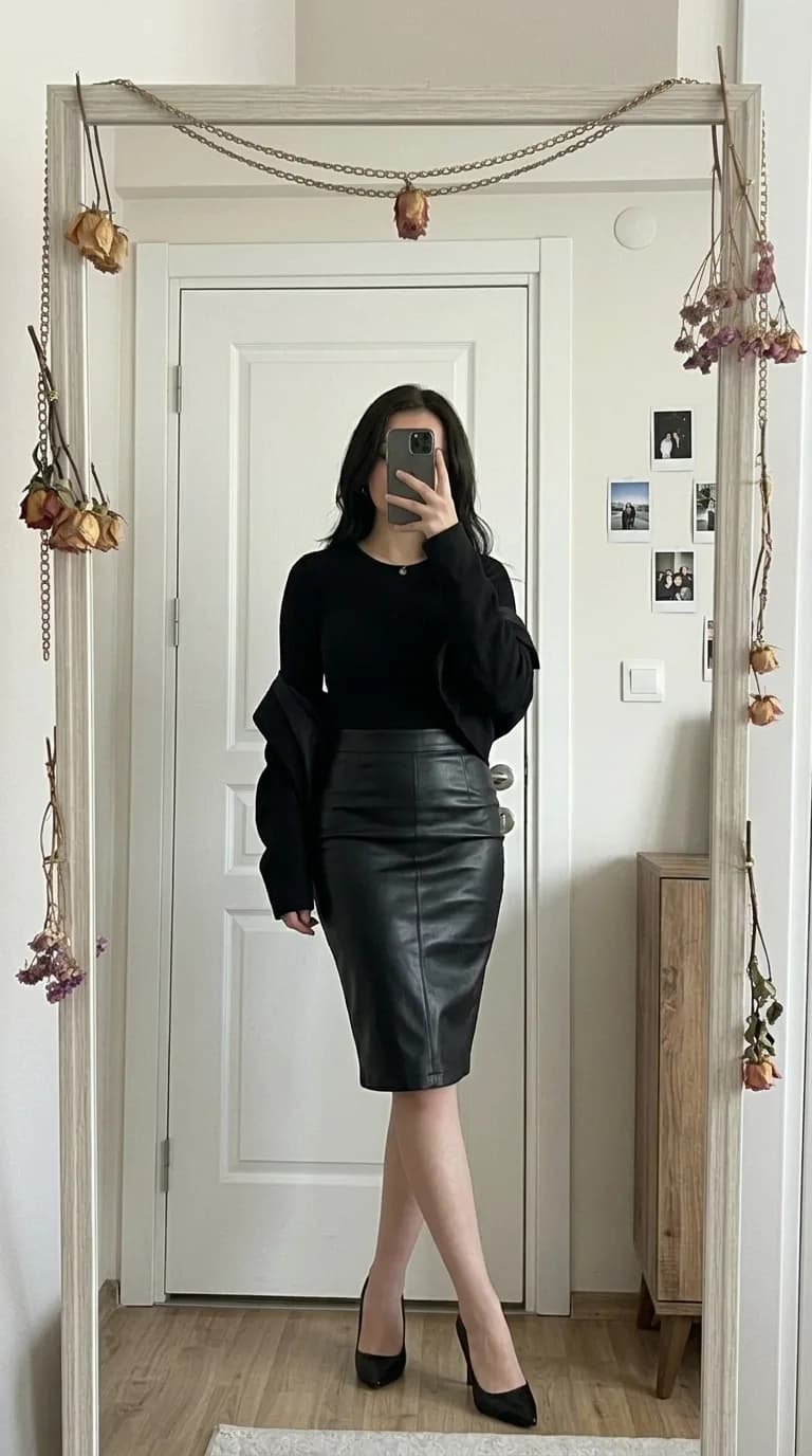 Selfie - mirror check